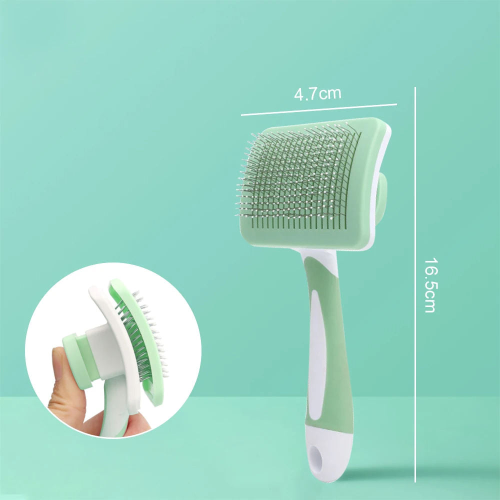Self-Cleaning Pet Grooming Brush