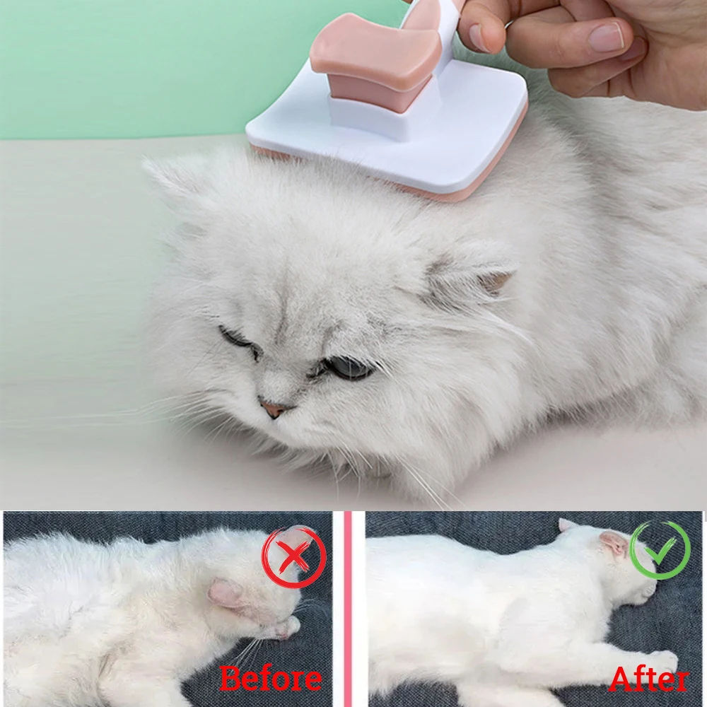 Self-Cleaning Pet Grooming Brush