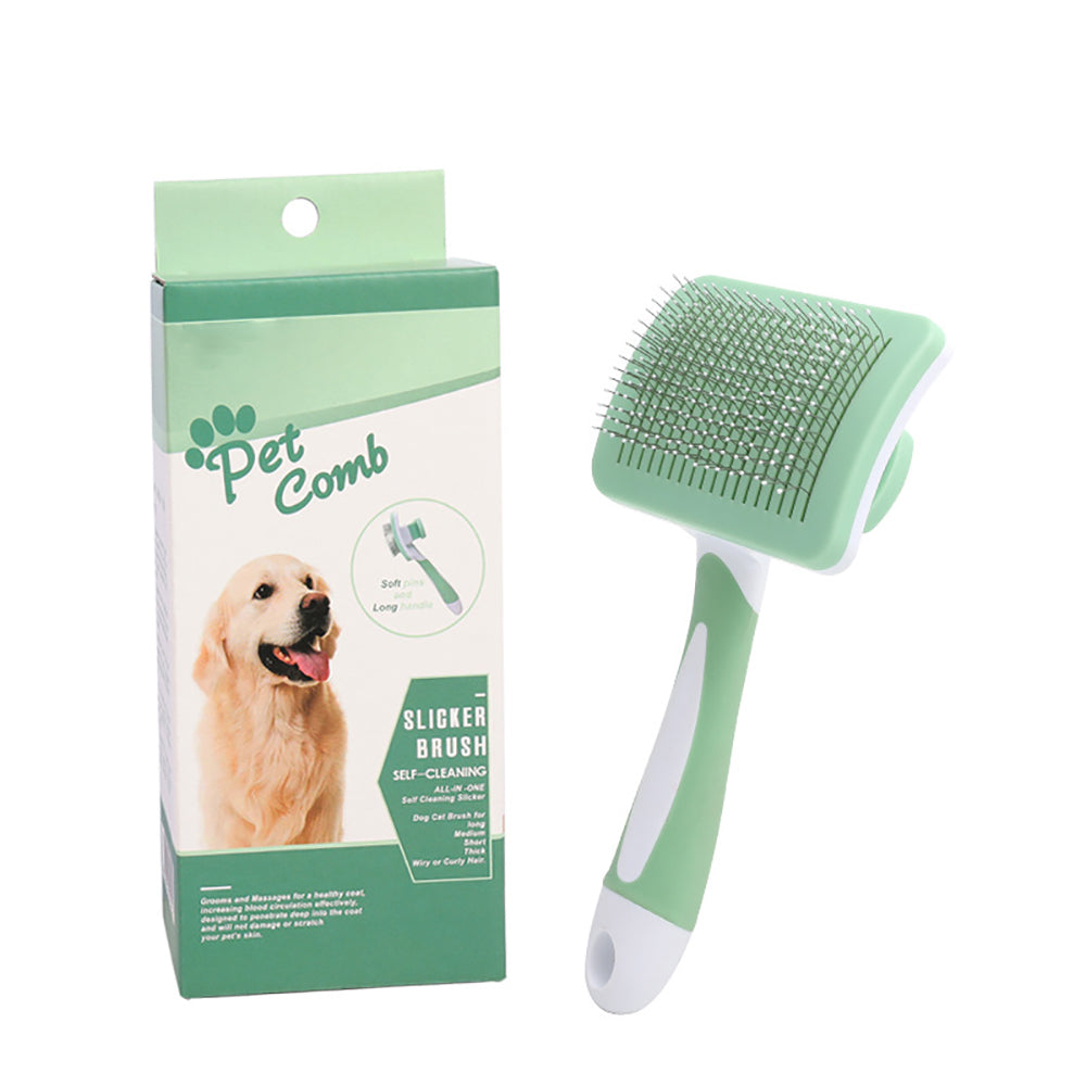 Self-Cleaning Pet Grooming Brush