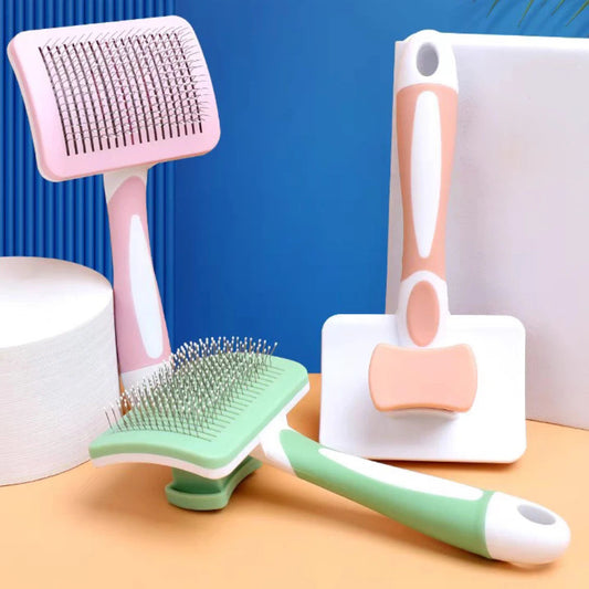 Self-Cleaning Pet Grooming Brush