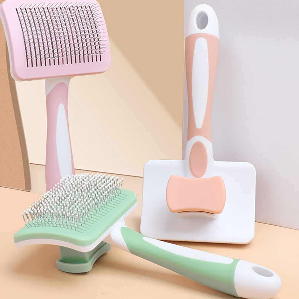 Self-Cleaning Pet Grooming Brush